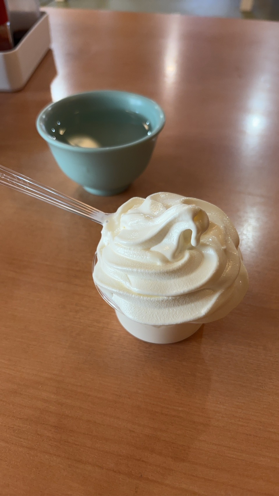 花まつりの湯で食べたソフトクリーム
